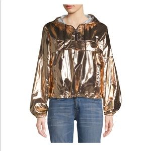 ASAP SHIPPING Metallic Gold Windbreaker XXL